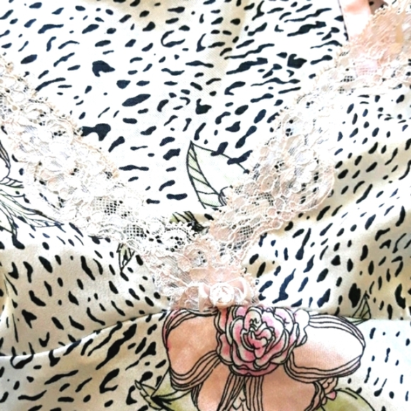 Jones New York Silky Satin Floral Slip Dress - Picture 4 of 7